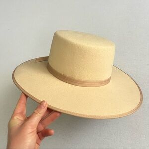 Lack of Color Ivory Rancher Boater Hat